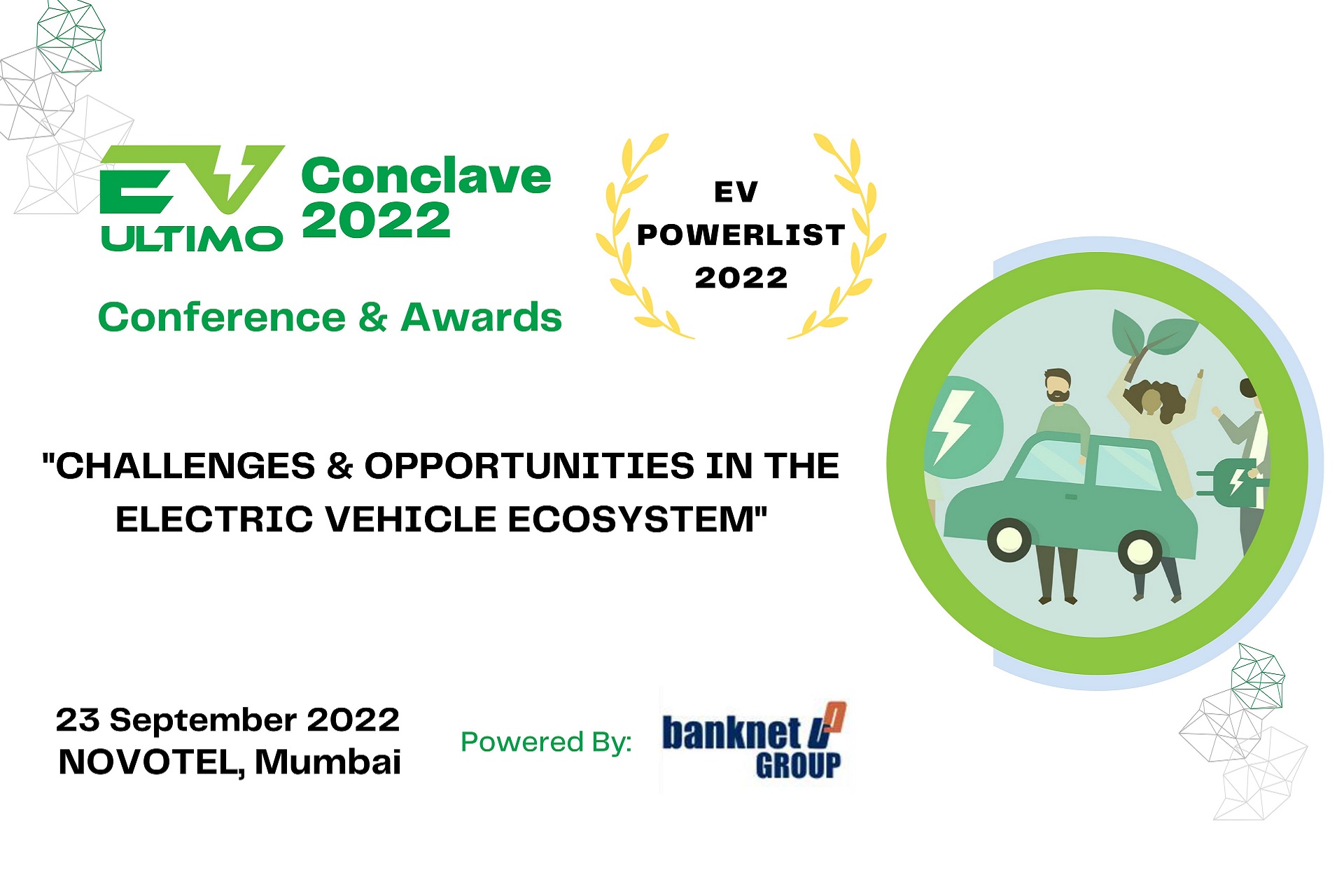 Welcome To EV Ultimo Conclave 2022 Conference & Awards